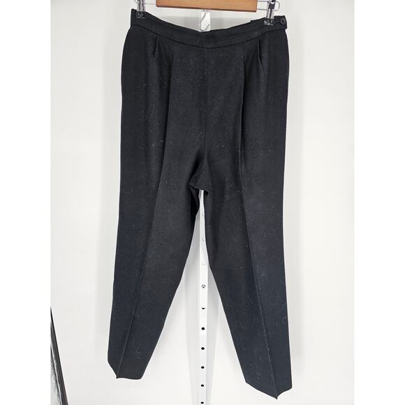 Pendleton Women's Black Elastic Waist Pockets Virgin Wool Pant  Size 10 - Picture 1 of 4
